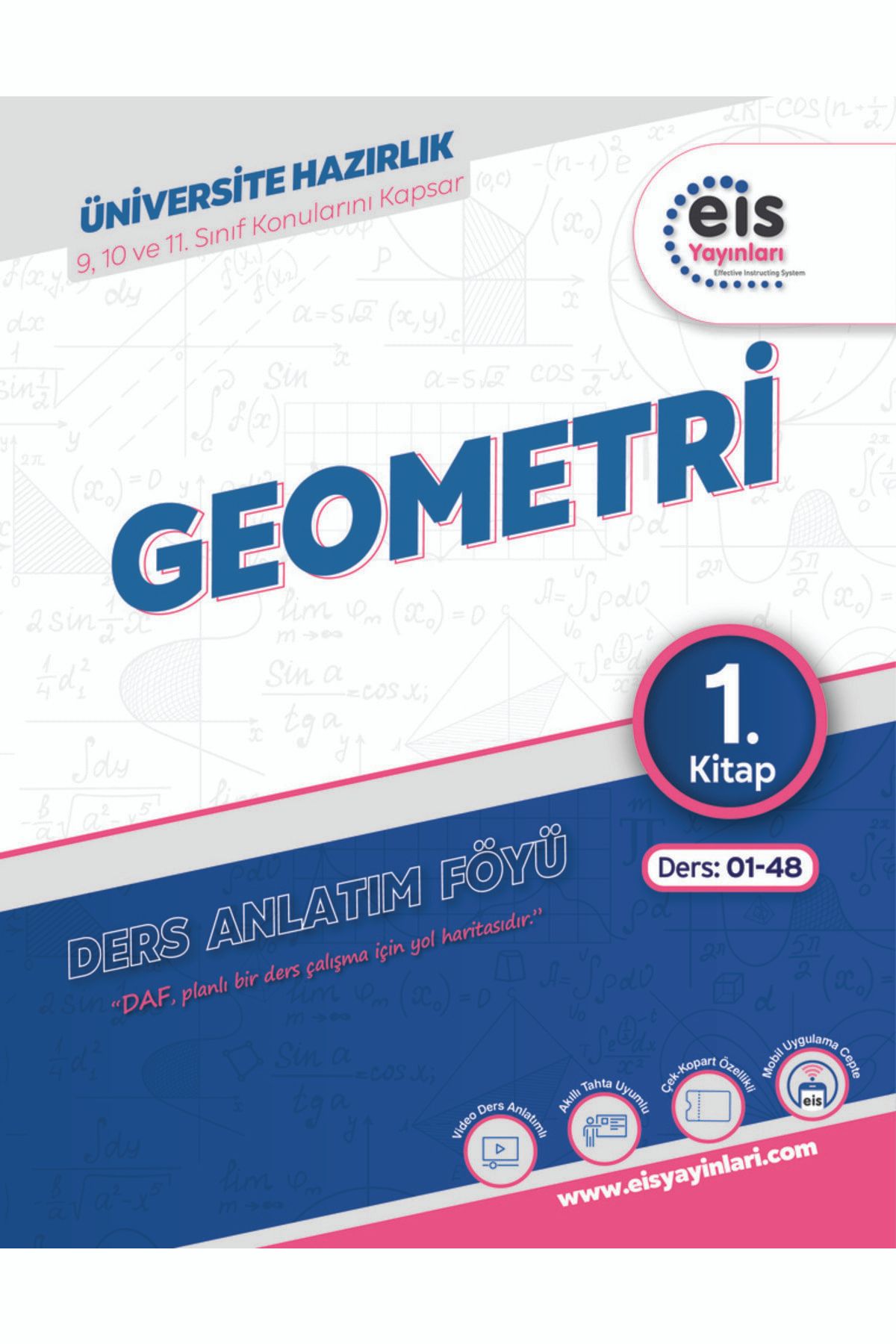 Eis Yayınları Eis Yks Daf Geometri 1. Kitap Ders Anlatım Föyü