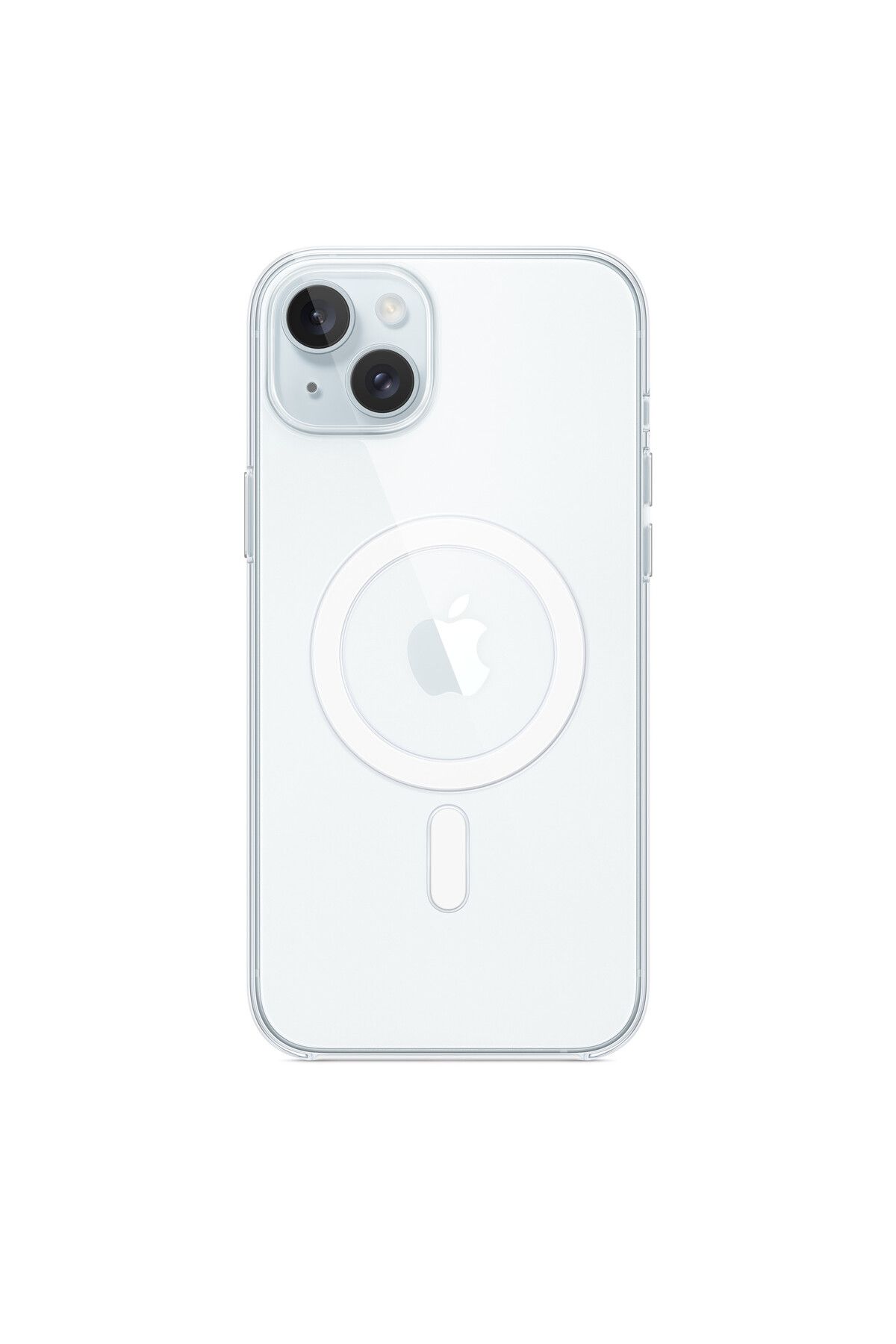 Apple iPhone 15 Plus için MagSafe özellikli Şeffaf Kılıf