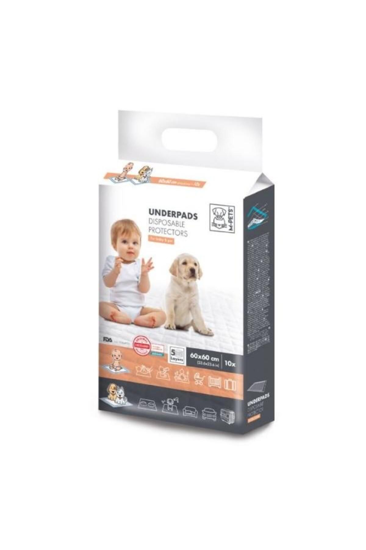 M-PETS 10118799 M-PETS UNDERPADS KÖPEK ÇİŞ EĞİTİM PEDİ 60X60CM 10PCS