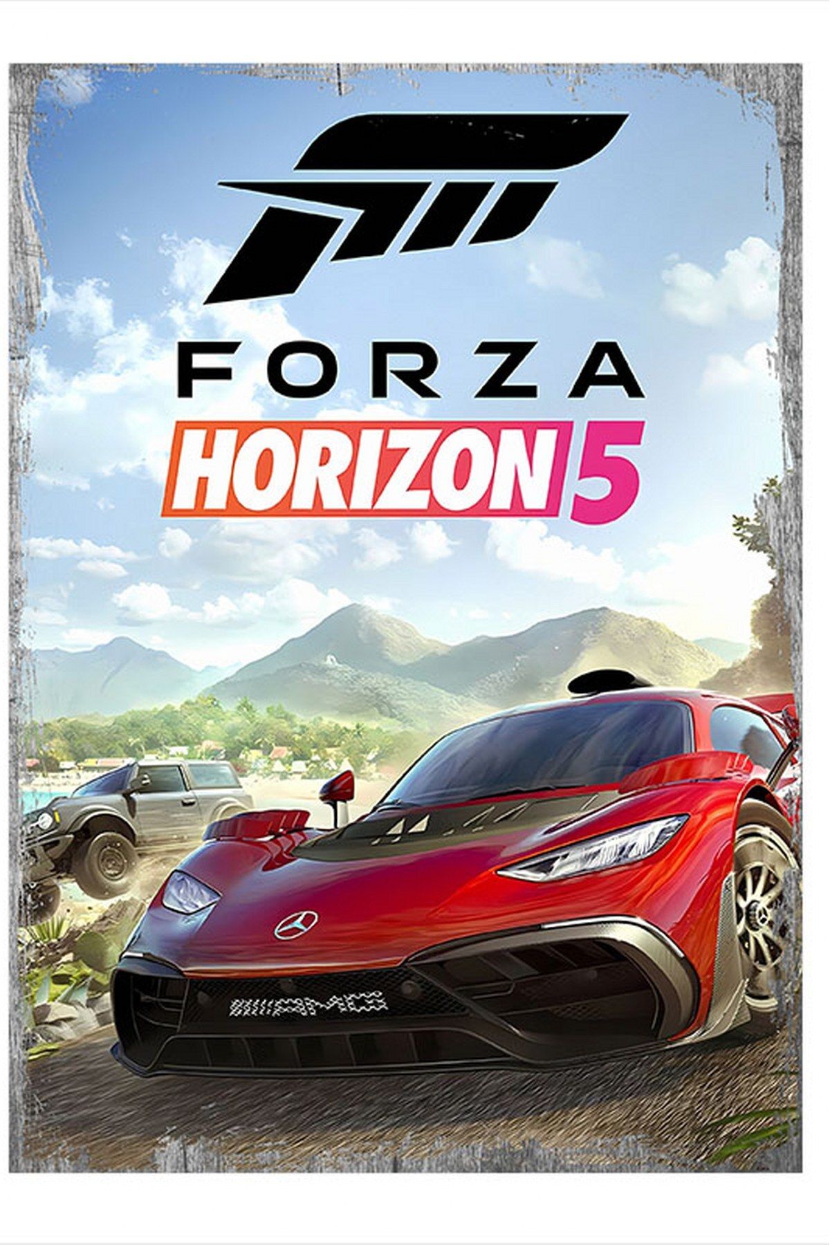 Tablomega Forza Horizon 5 Tasarım Ahşap Tablo 35cm X50cm