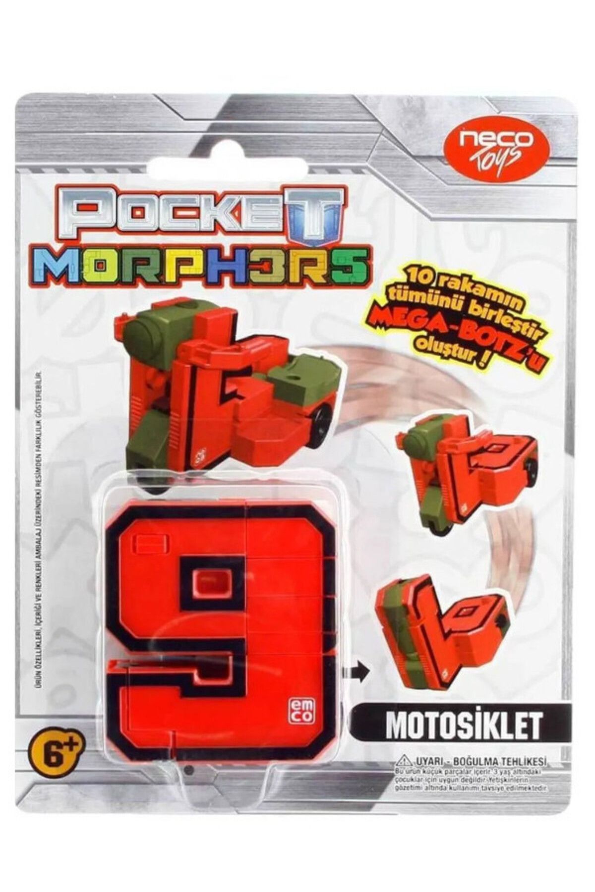 Pocket Morphers SÜRPRİZ DÖNÜŞEBİLEN NUMARALAR 9