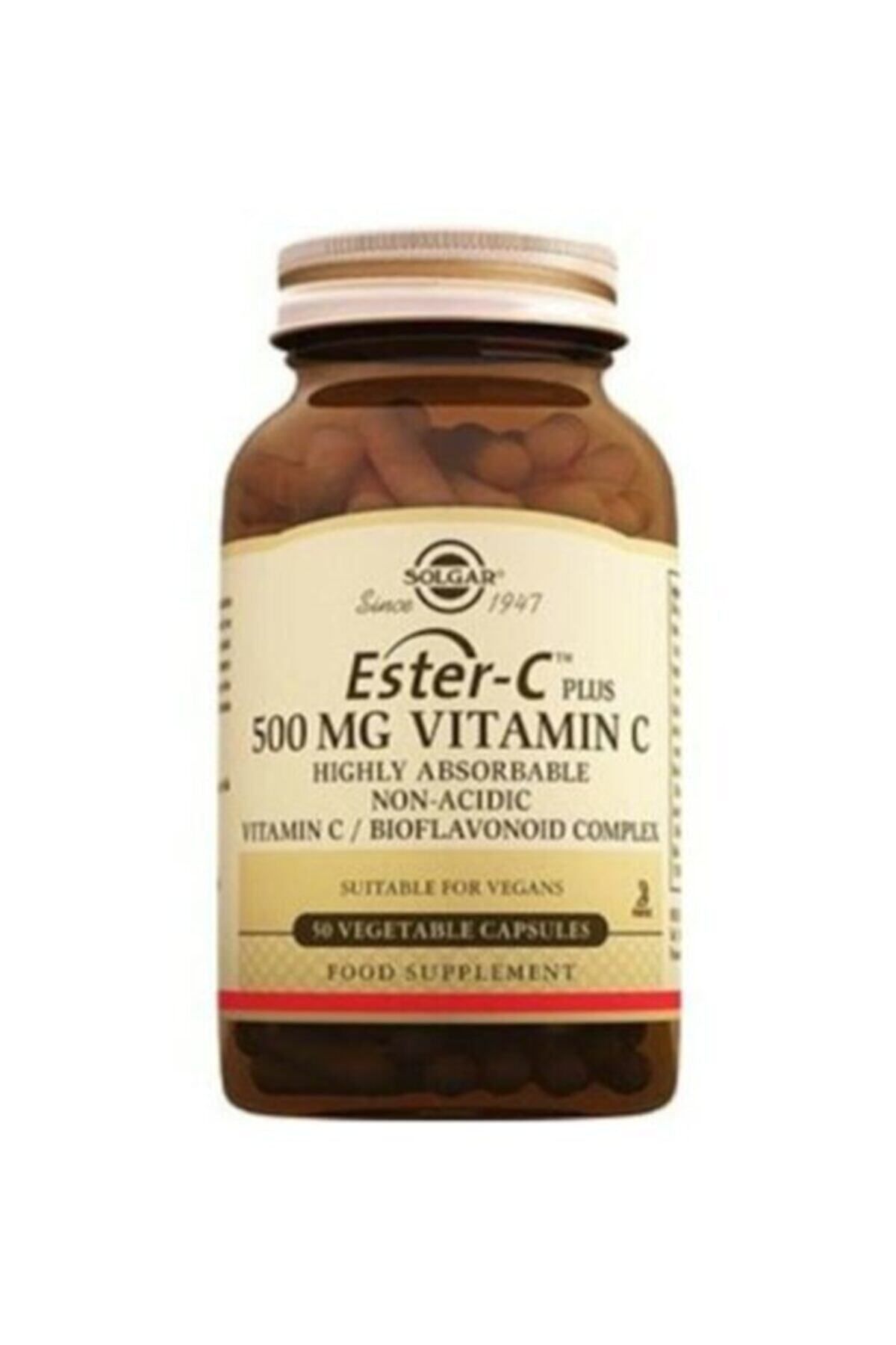 Solgar Ester-c Plus 500 mg Vitamin C 50 Kapsül