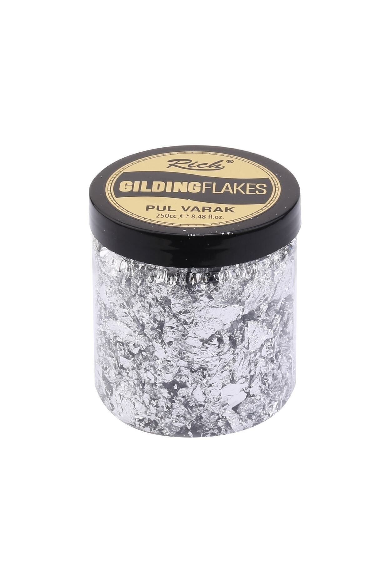 Rich Gilding Flakes Pul Varak 250 Cc Gümüş