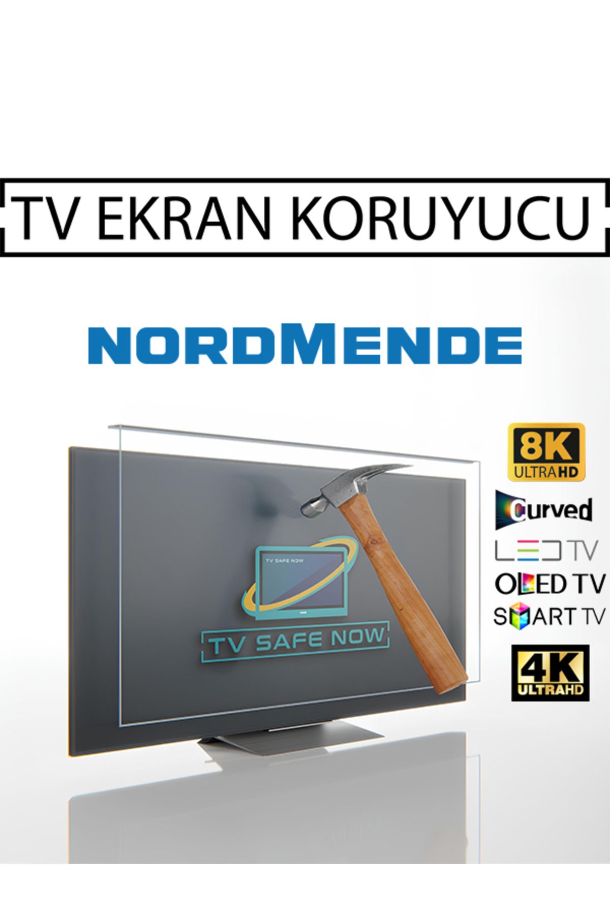 TVSAFENOW Nordmende 75'' Inç 190 Ekran Televizyonlar Için Uyumlu Tv Ekran Koruyucu