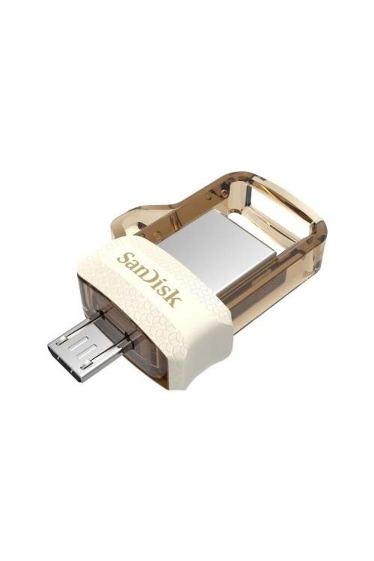 Sandisk Dual Drive OTG 32GB Gold MicroUsb Bellek SDDD3-032G
