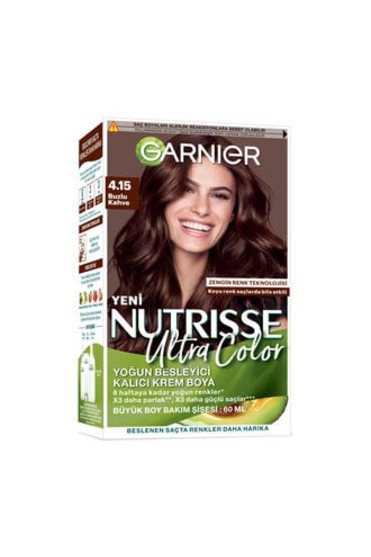 Garnier Nutrisse Ultra Color 4.15 Buzlu Kahve ( 1 ADET )