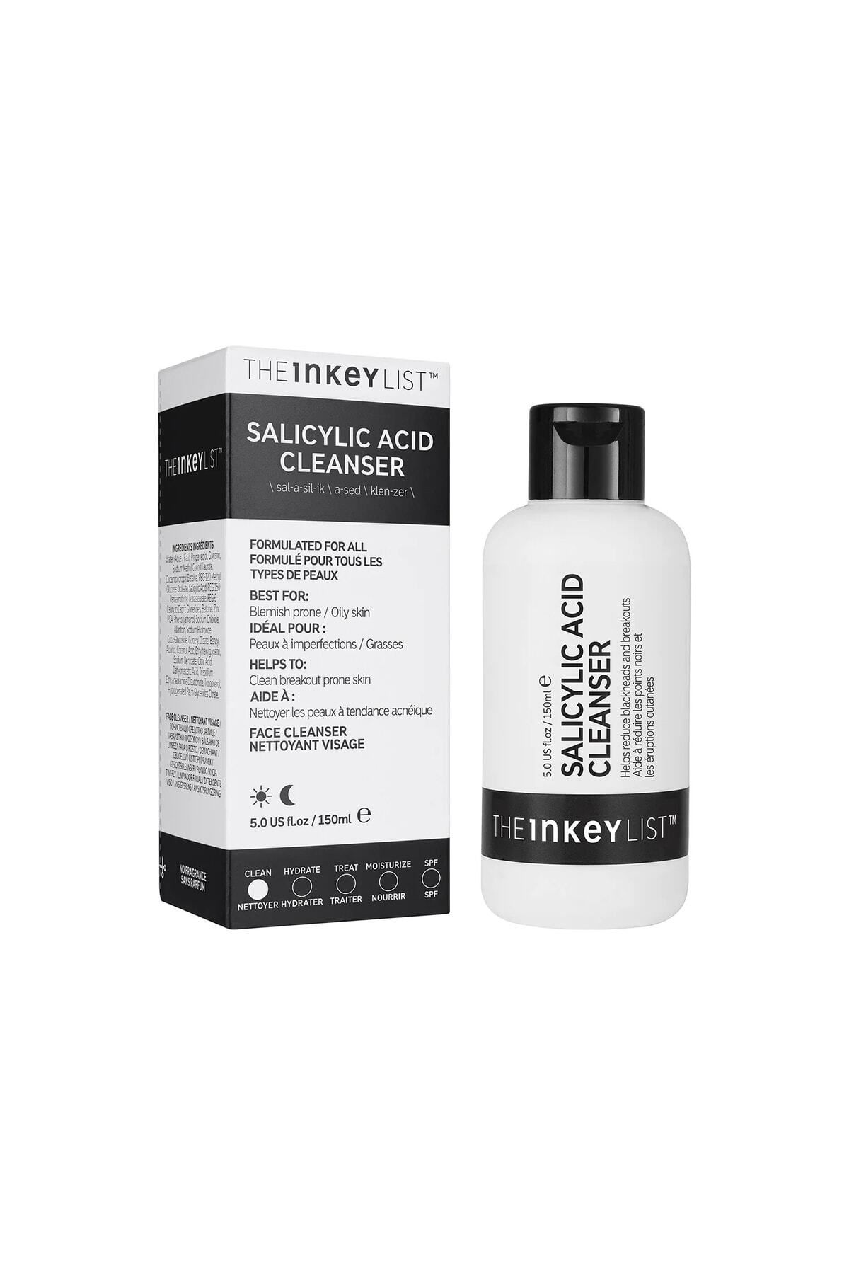 THE INKEY LIST Salicylic Acid Cleanser Anti Blackhead Salicylic Acid Facial Cleanser 150ml Renewal90