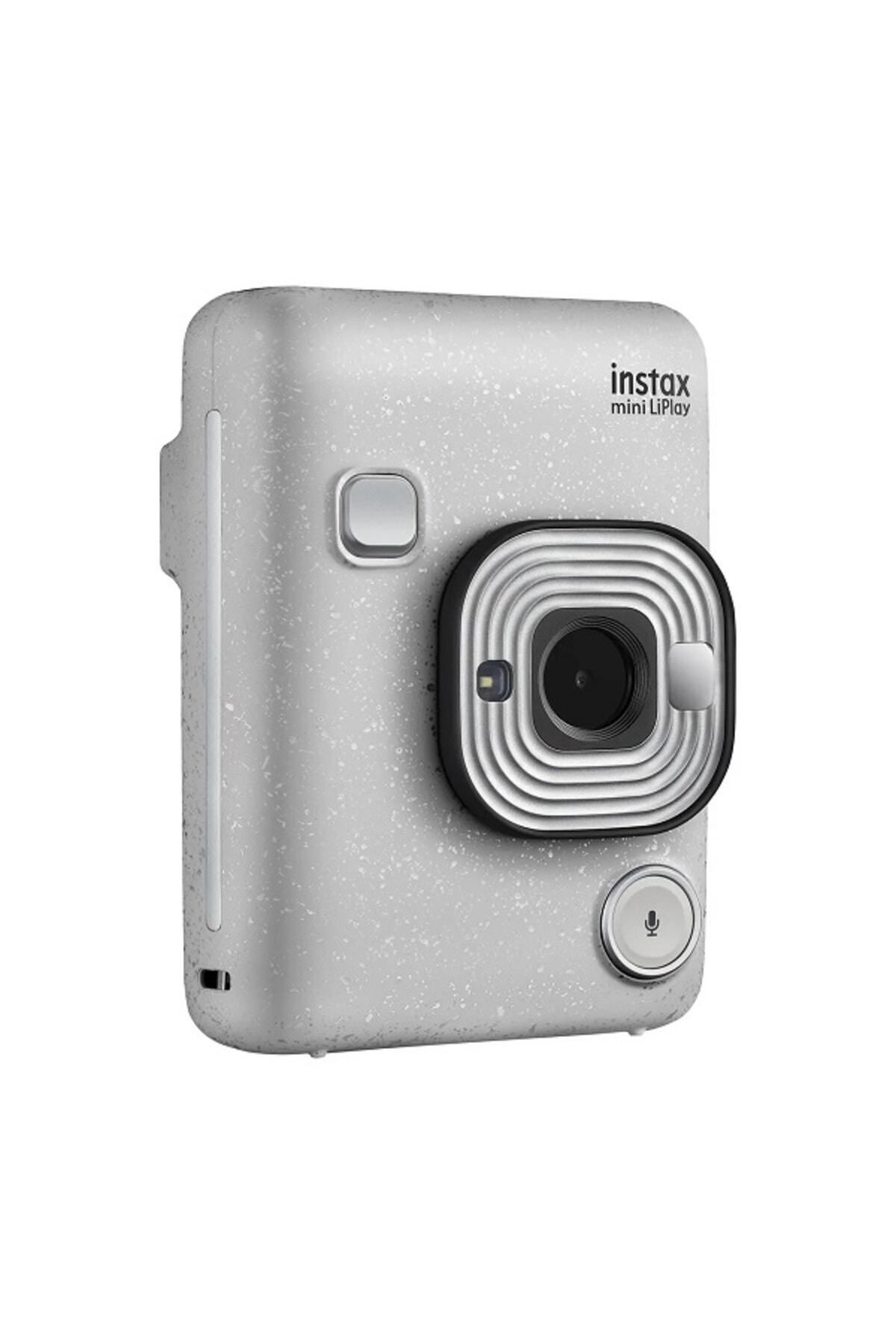 Fujifilm instax mini LiPlay Hybrid Stone White Fotoğraf Makinesi