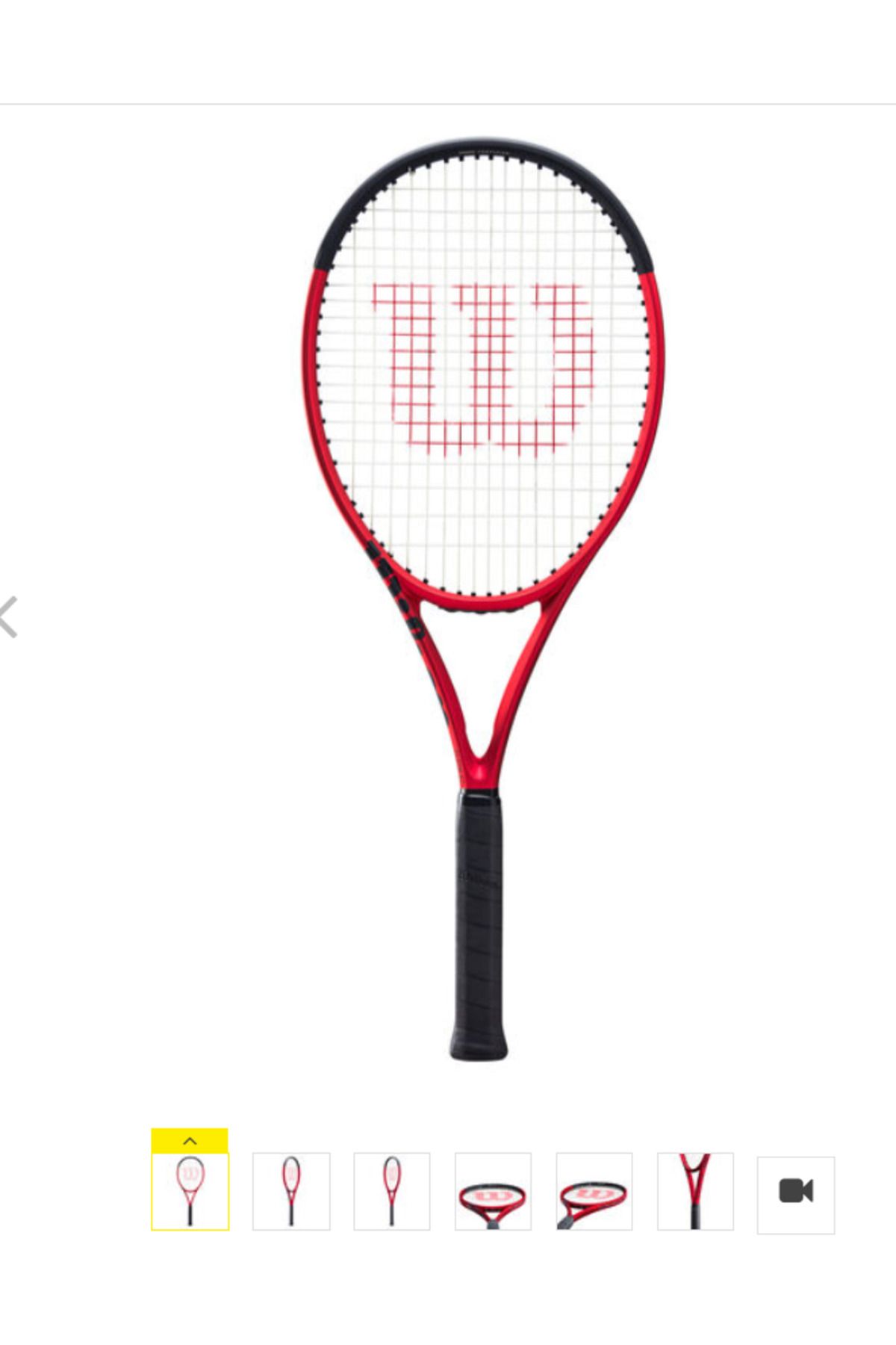 Wilson Clash 100ul V2.0 265 gr Performans Yetişkin Tenis Raketi Kordajlıdır.