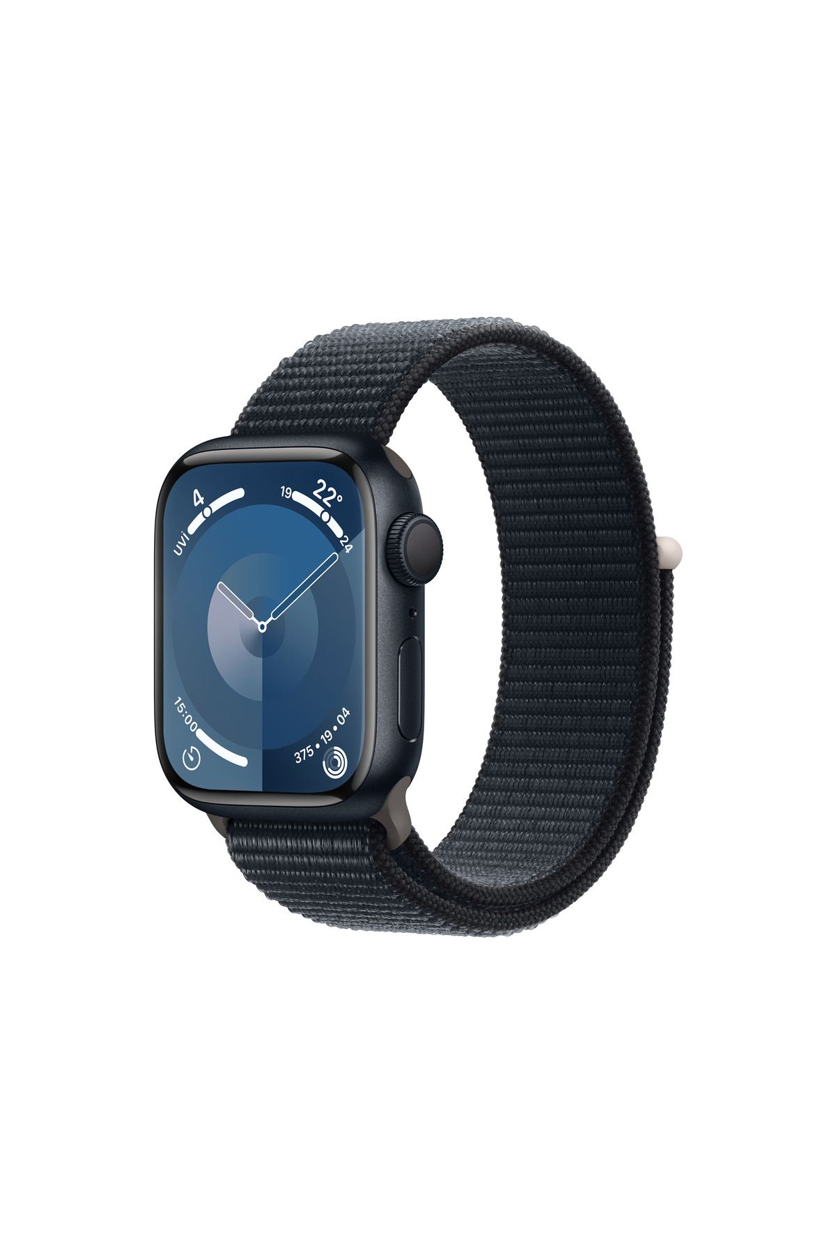 Apple Watch Series 9 GPS 41mm Gece Yarısı Alüminyum Kasa ve Gece Yarısı Spor Loop
