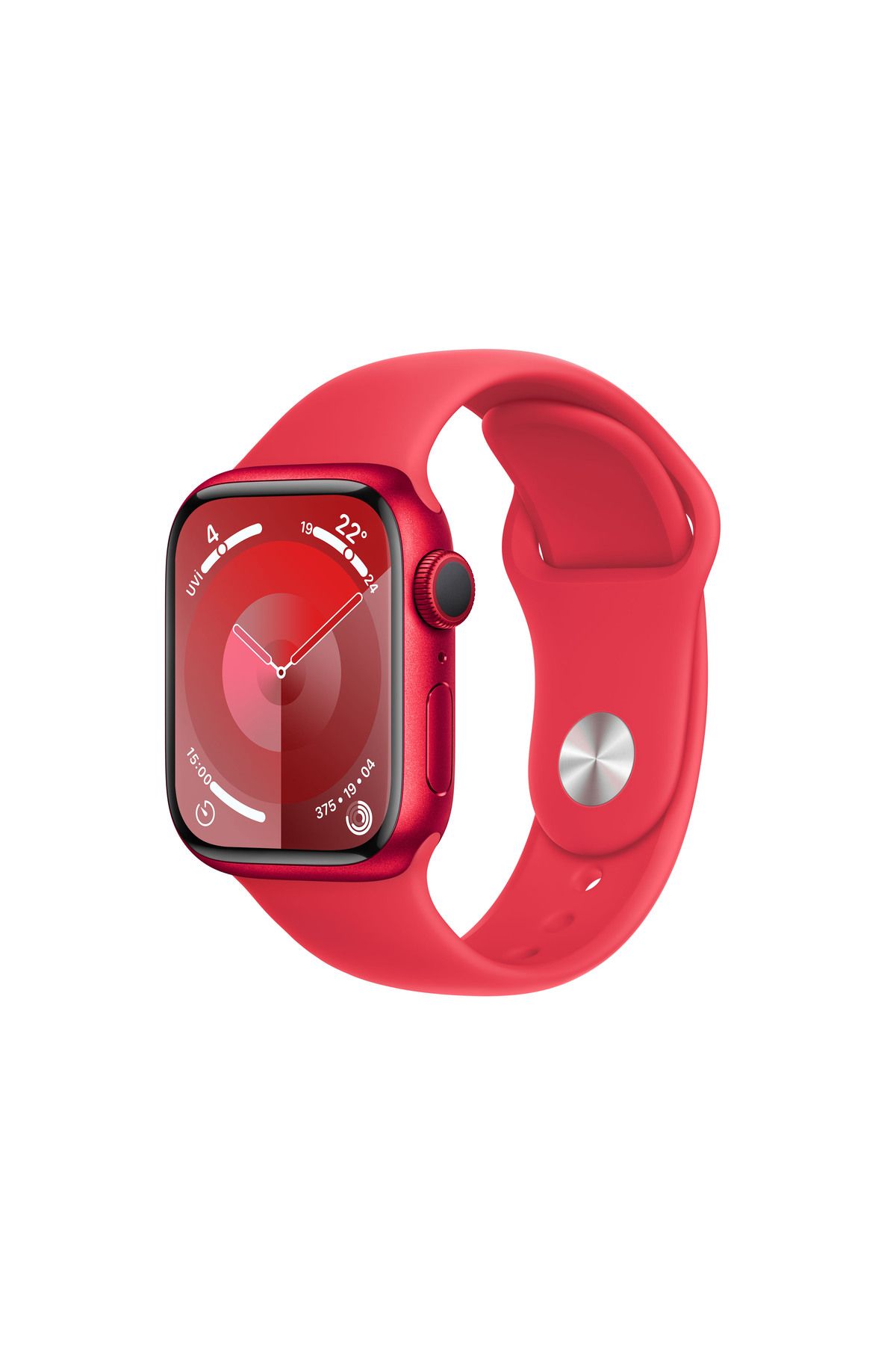 Apple Watch Series 9 GPS 41mm (PRODUCT)RED Alüminyum Kasa ve (PRODUCT)RED Spor Kordon - S/M