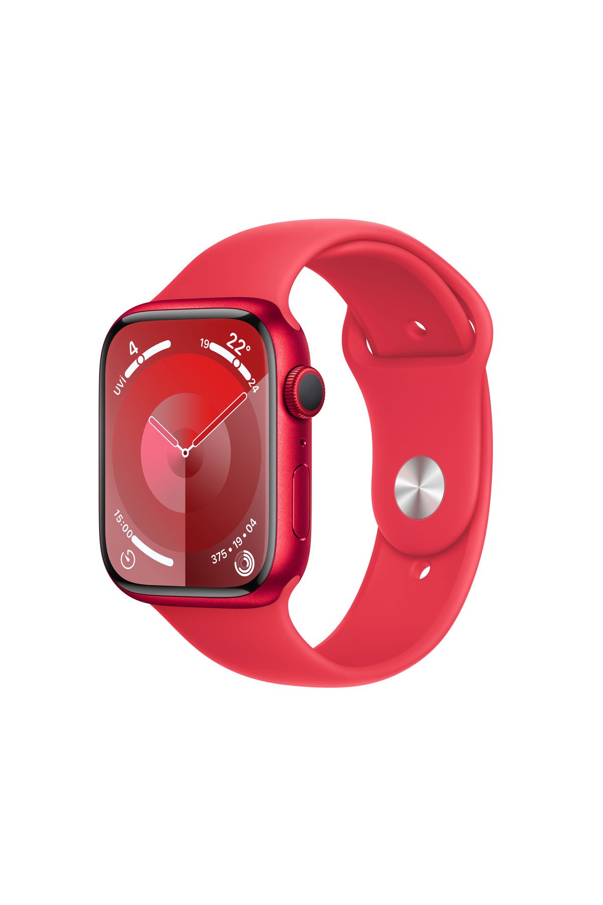 Apple Watch Series 9 GPS 45mm (PRODUCT)RED Alüminyum Kasa ve (PRODUCT)RED Spor Kordon - M/L