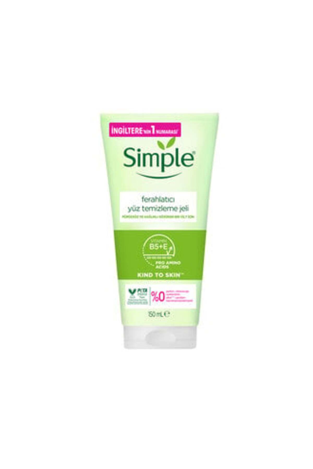Simple Kind to Skin Ferahlatıcı Yüz Temizleme Jeli 150 ml ( 1 ADET )