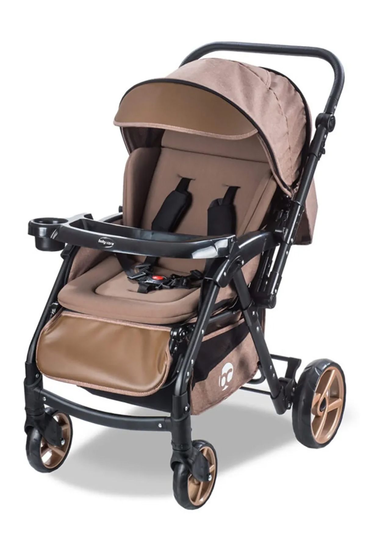 Baby Care Combo Maxi Pro Çift Yönlü Bebek Arabası Kahverengi