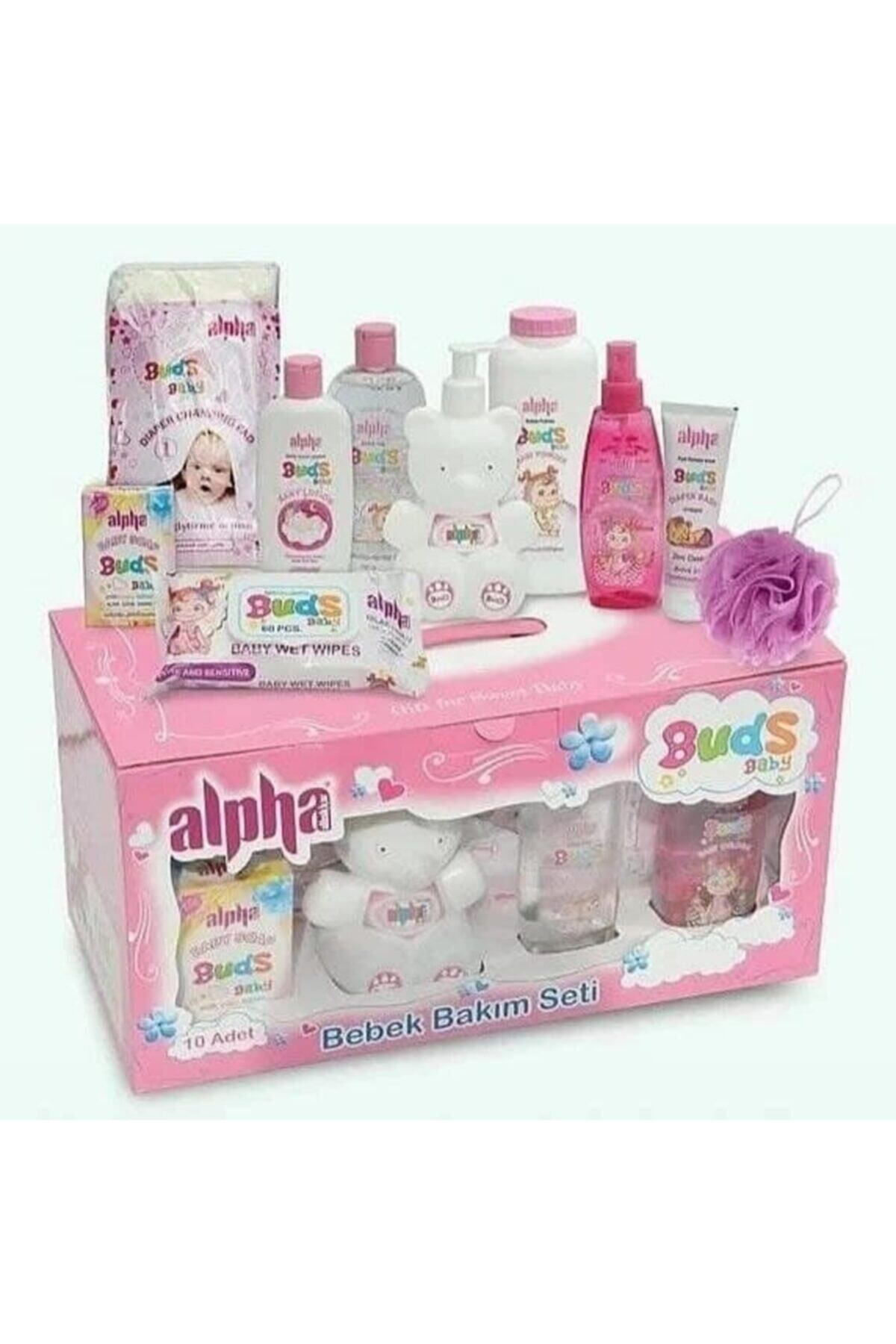 Genel Markalar Alpha Buds Baby Kız Bebek Bakım Seti