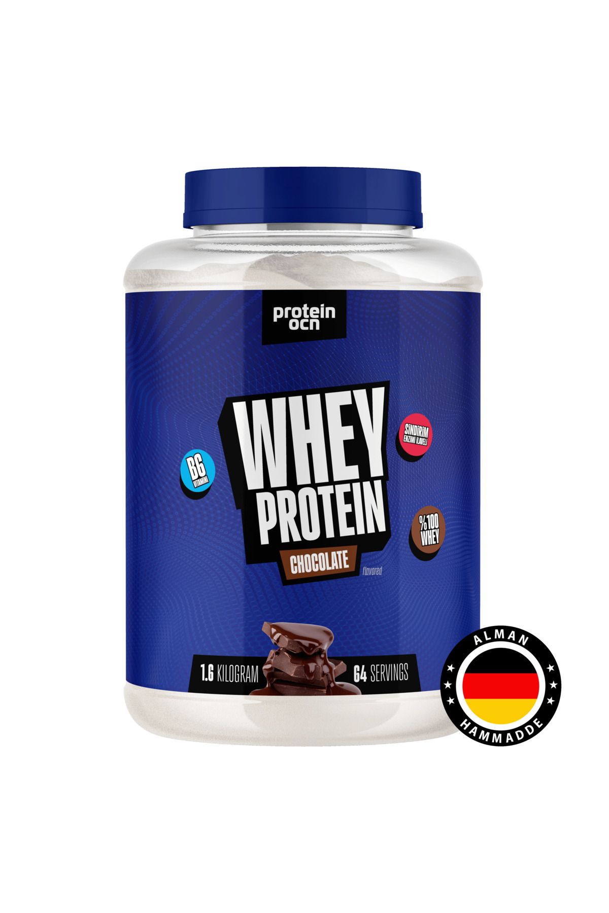 Proteinocean Whey Protein Çikolata - 1.6kg - 64 Servis