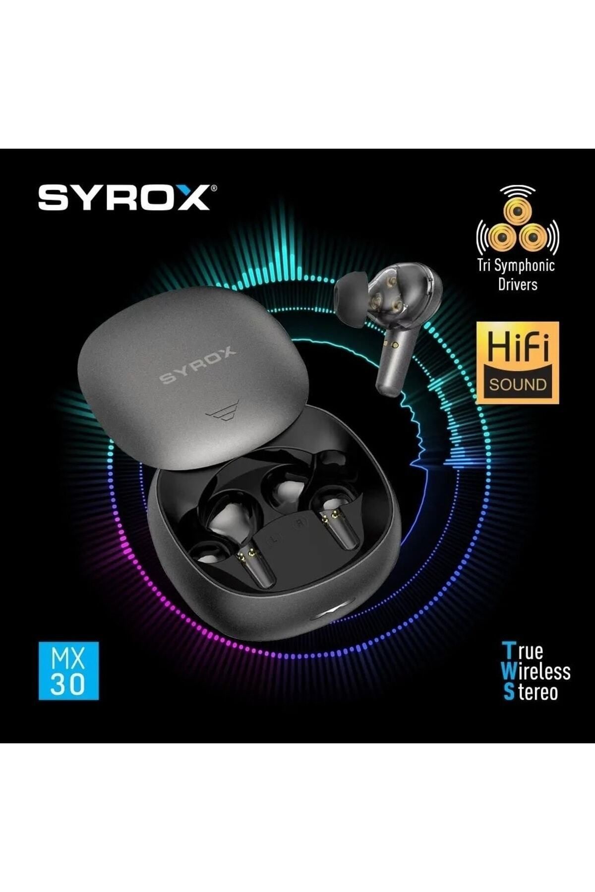 Syrox Umut Bilişim Mx30 Dokunmatik Bluetooth Kulaklık Tws Hifi Sound Mx30 Tws Bluetooth Kulaklık Bt 5.3