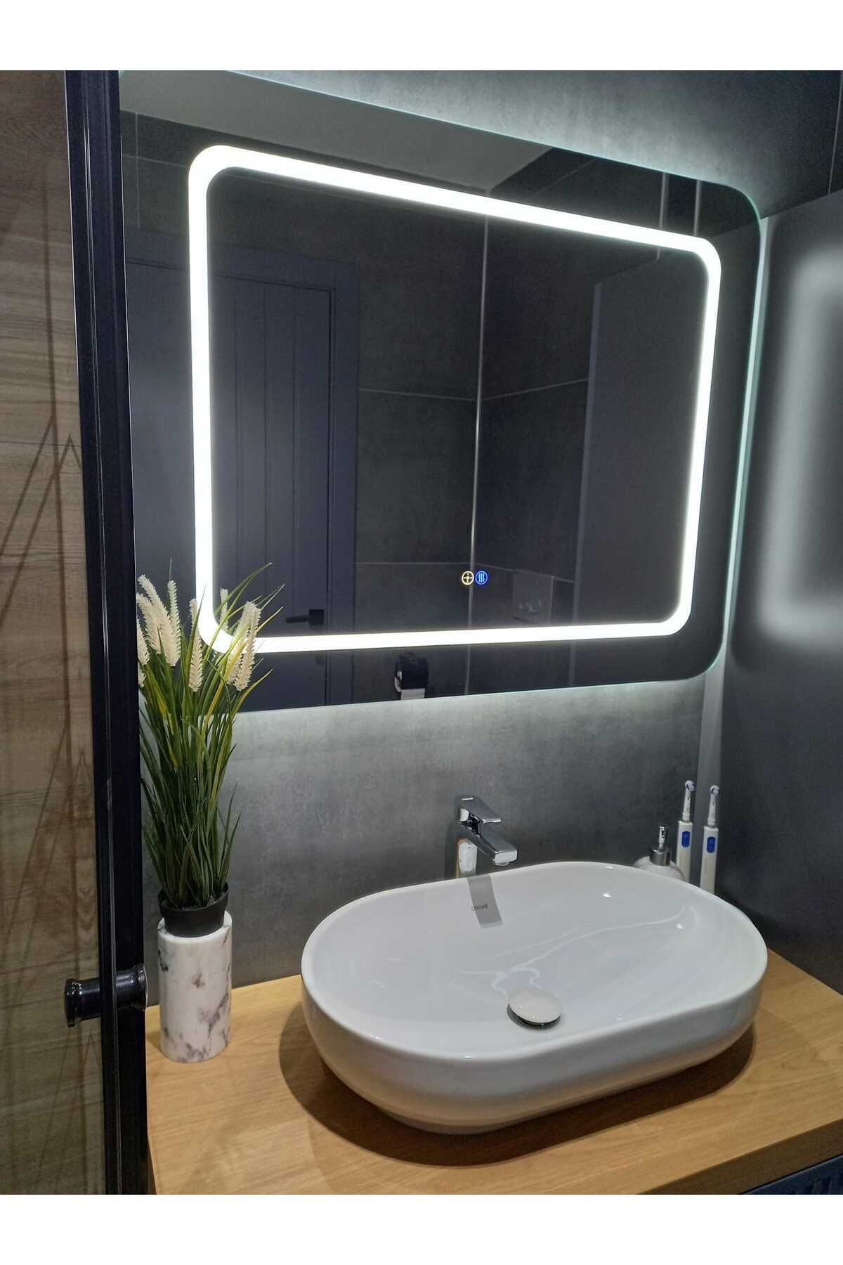 BUGUSAN Bluetoothlu Banyo Aynası Buğulanmayan Ayna 80x100