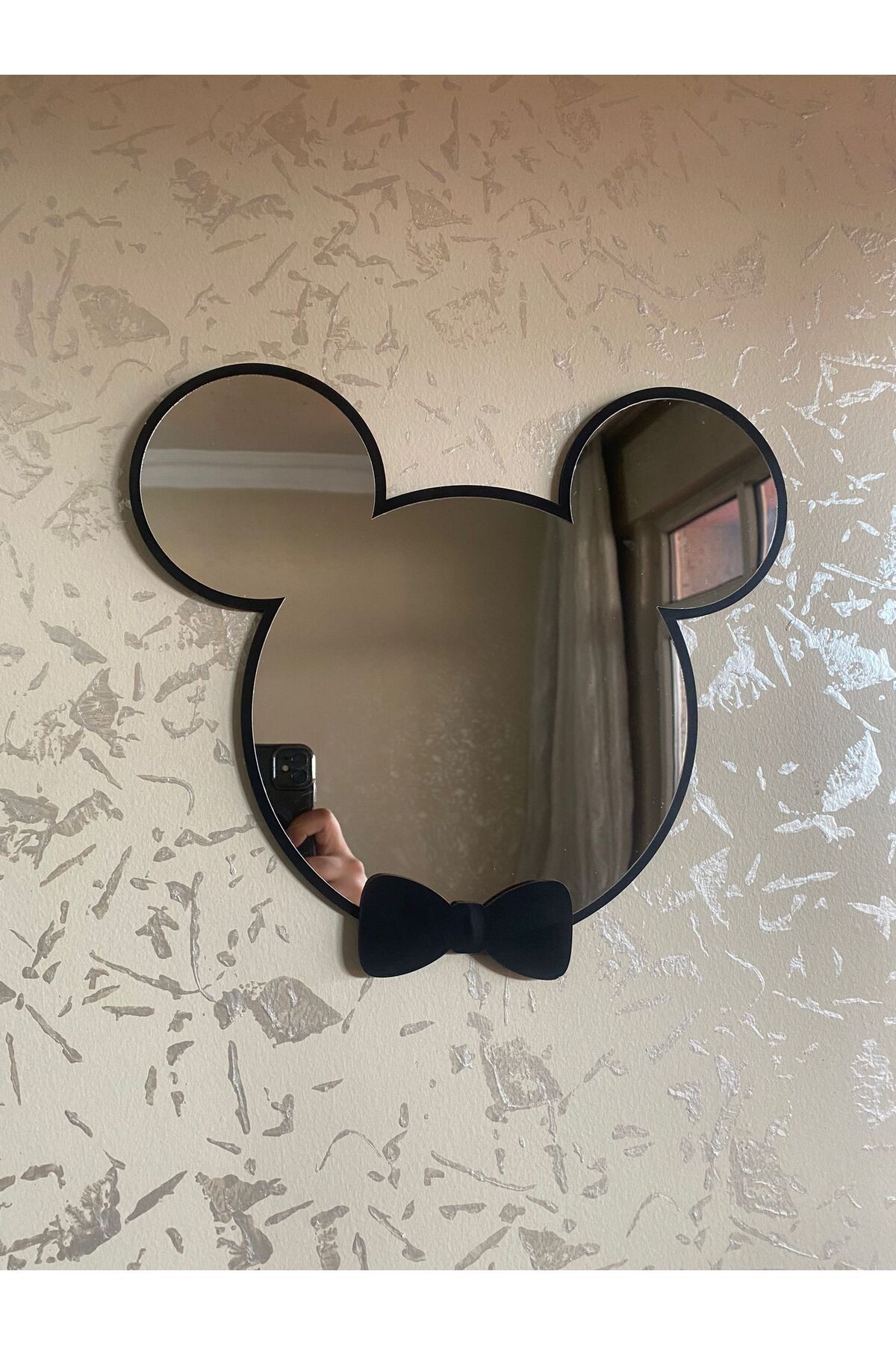 Olur o zaman Mickey Mouse Figürlü Çocuk Odası Dekoratif Ayna
