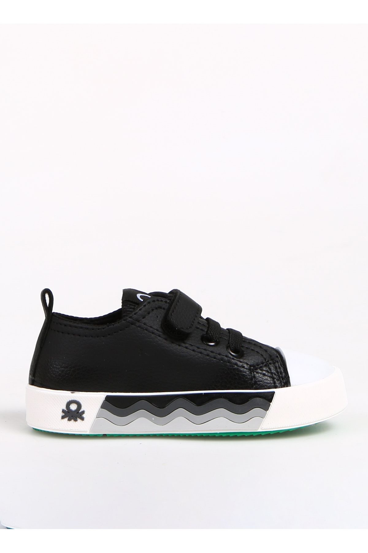 Benetton Siyah - Beyaz Erkek Çocuk Sneaker BN-31136 Siyah Beyaz