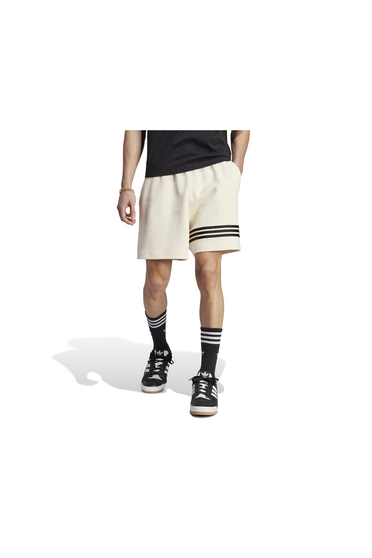 adidas New C Shorts Erkek Günlük Şort IM2090 Krem