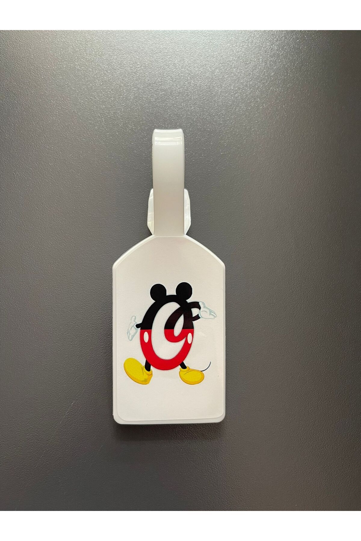 Seyahataksesuar Seyahat Aksesuar Mickey Tasarımlı Harfler Bagaj Çanta Bavul Etiketi