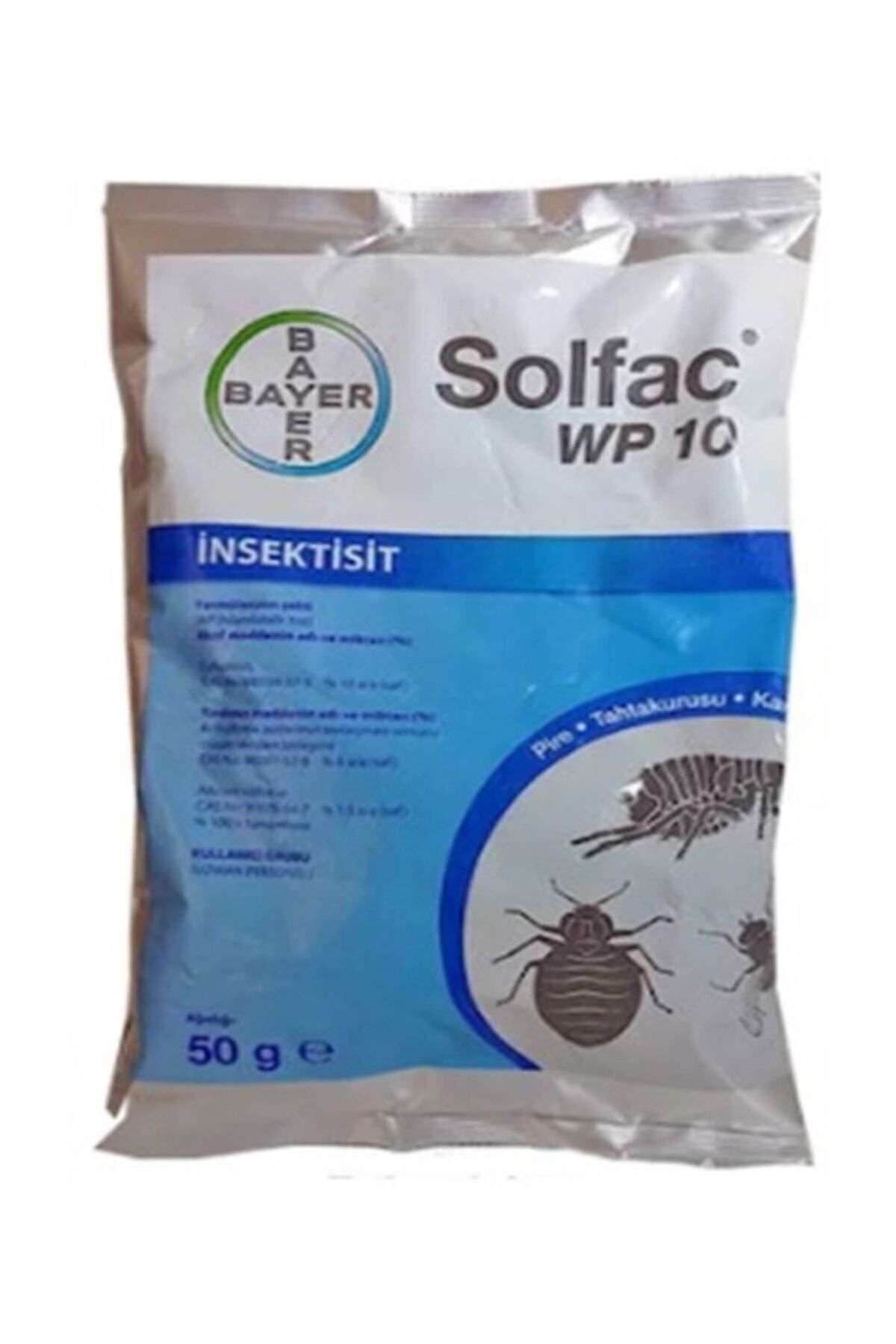 Bayer Pire - Kene - Bit - Genel Haşere Ilacı Böcek Ilacı *50 gr * Solfac Wp 10