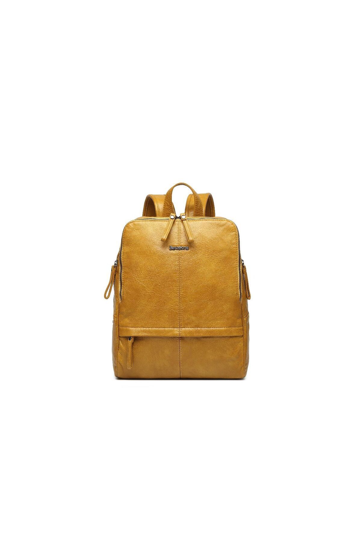 21K Smart Bags 21k-barcelona smart bag ithal Yıkama Deri Orta Boy Kadın Sırt Çantası 1832