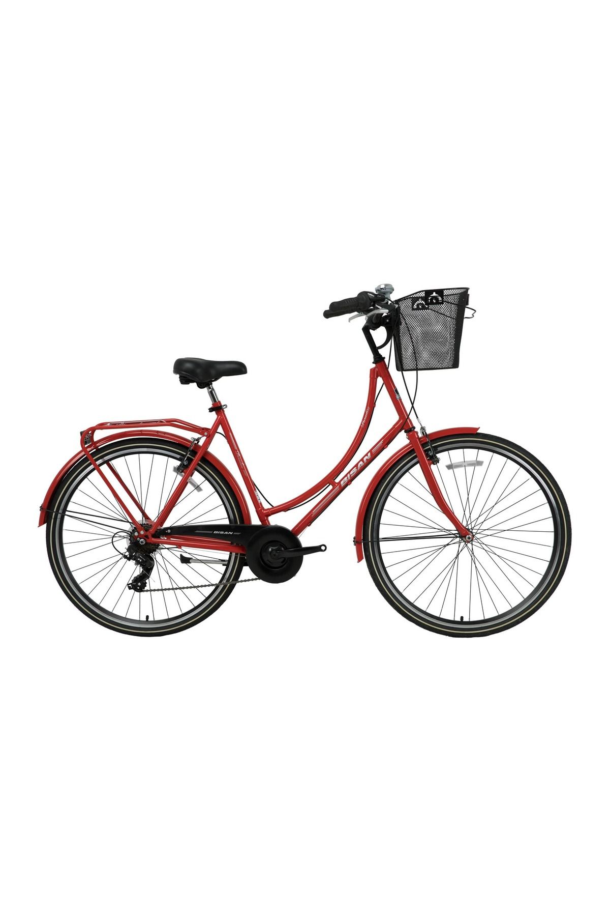 Bisan Paradıse Şehir Bisikleti (BLC) Kırmızı Sepetli