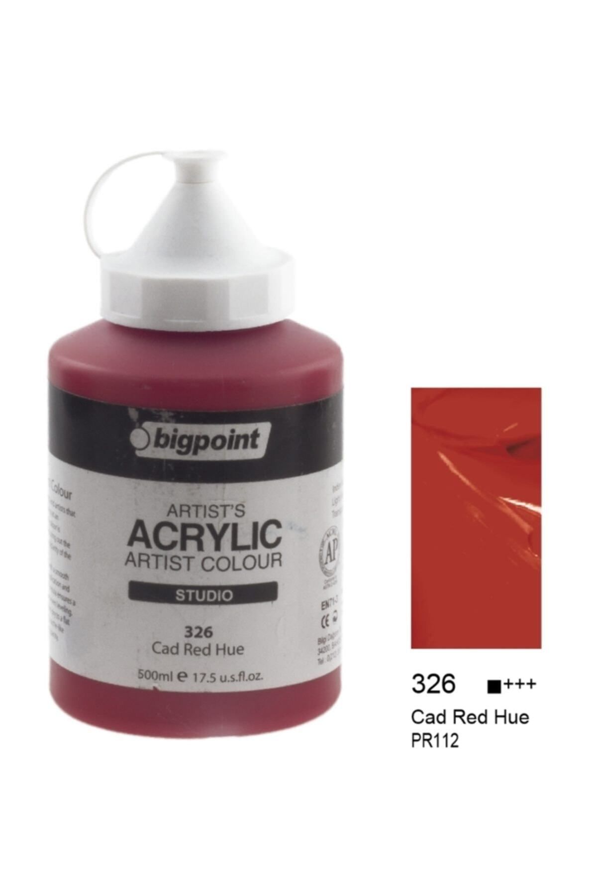 Bigpoint Akrilik Boya 500 ml Cad Red Hue 326