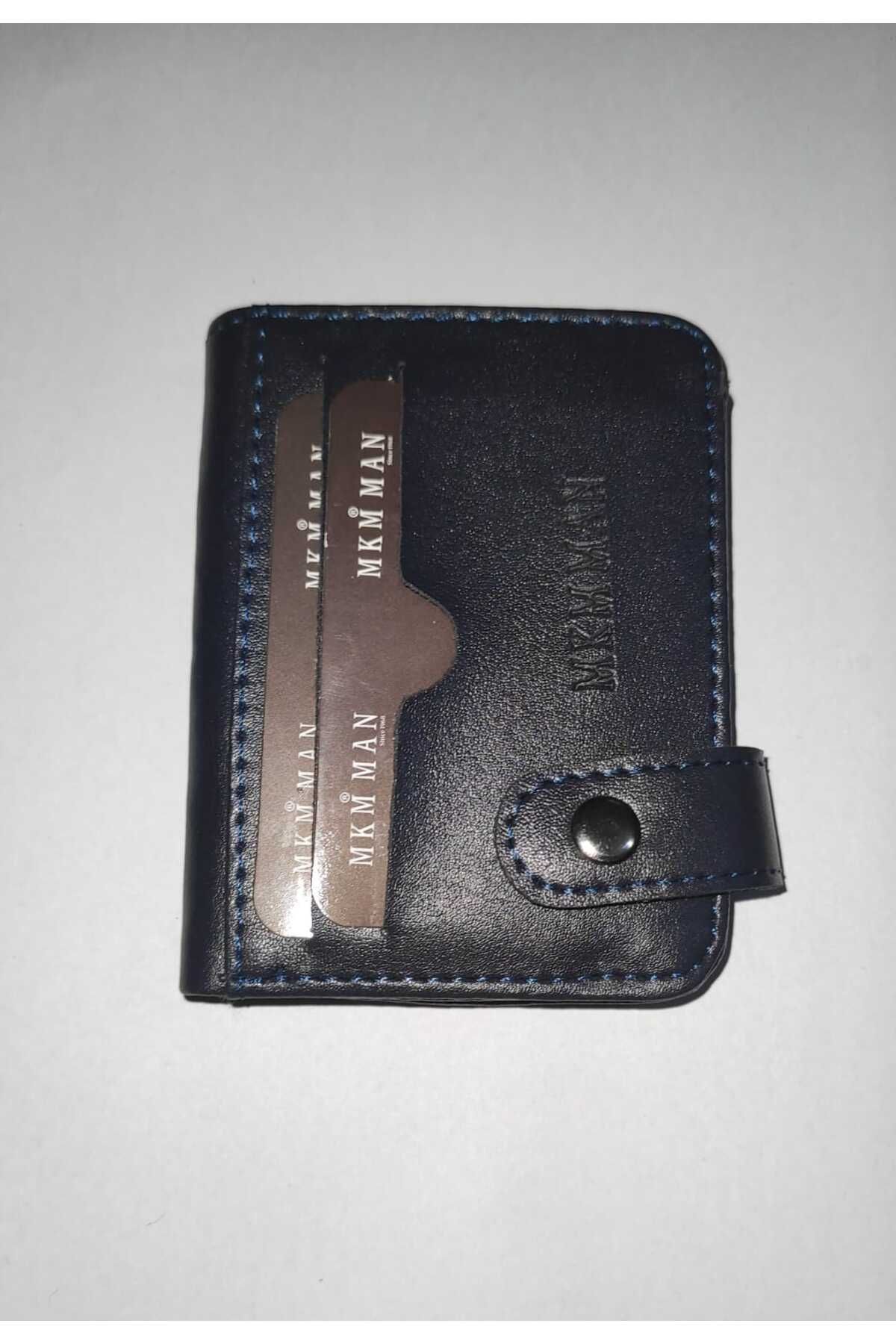 firdevsi hobi suni deri dikey çıtlı muhafazalı kartlık cüzdan