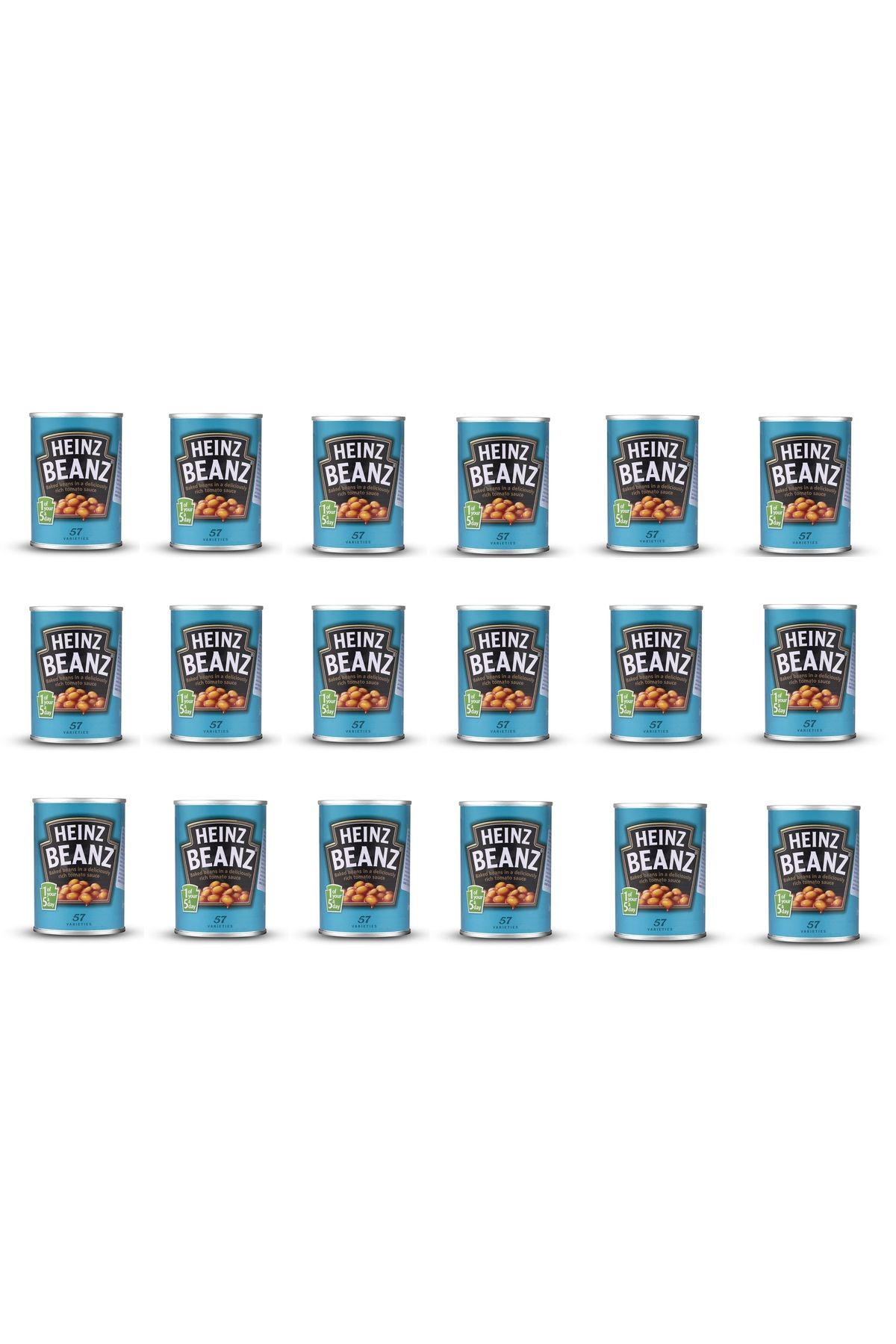 Heinz Baked Beans Pişmiş Fasulye Konservesi 415 G x 24 Adet