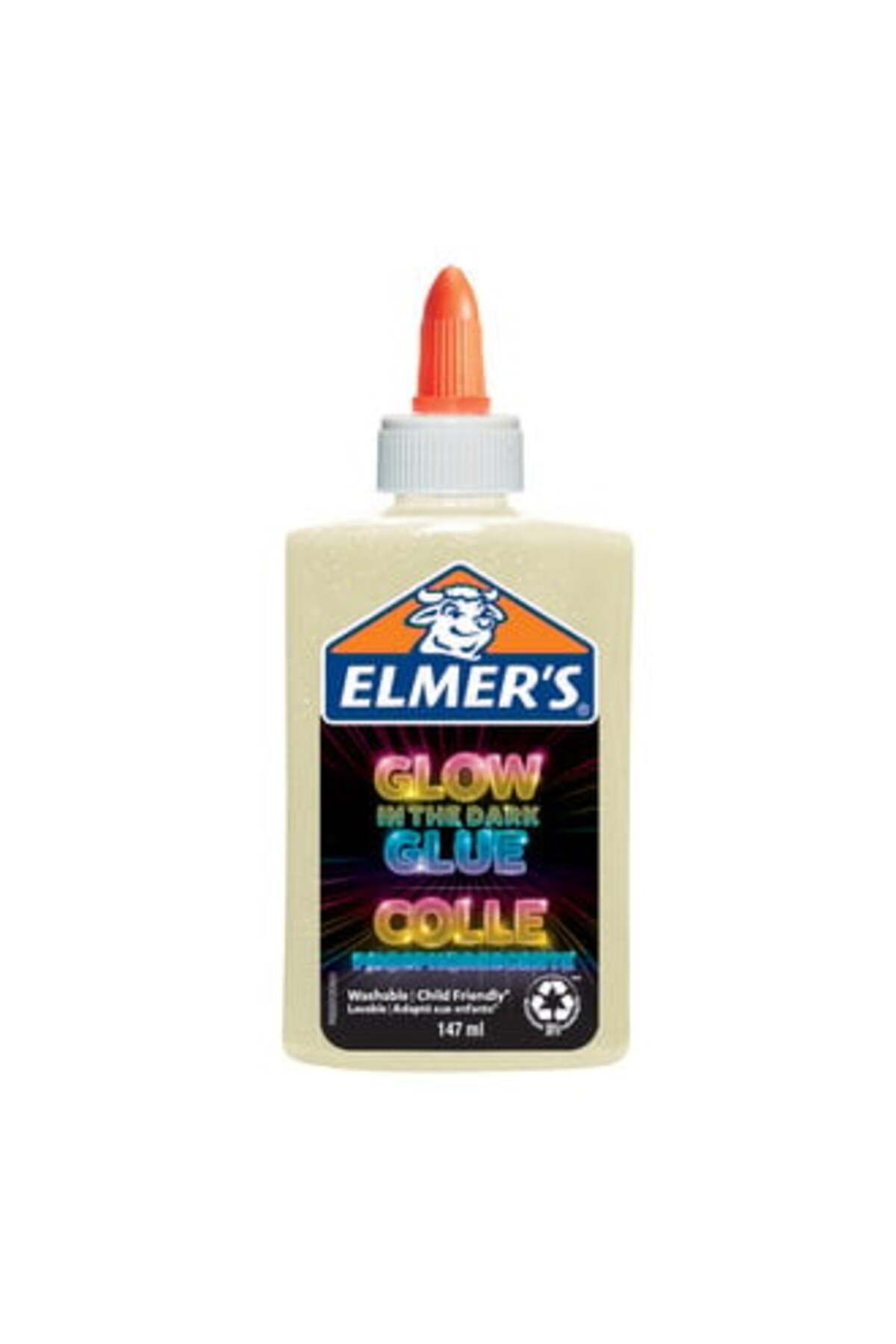 elmers ELMER'S Karanlıkta parlayan yapıştırıcı 147 ml, Doğal beyaz ( 1 ADET )