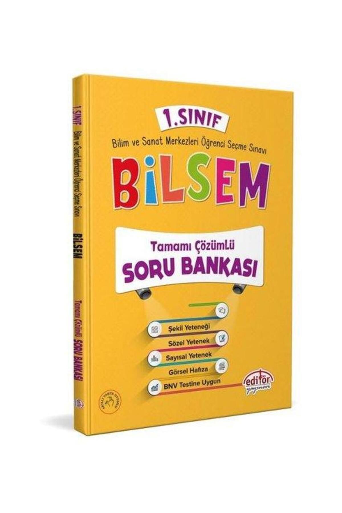 Editör Yayınları 1.Sınıf Bilsem Tamamı Çözümlü Soru Bankası