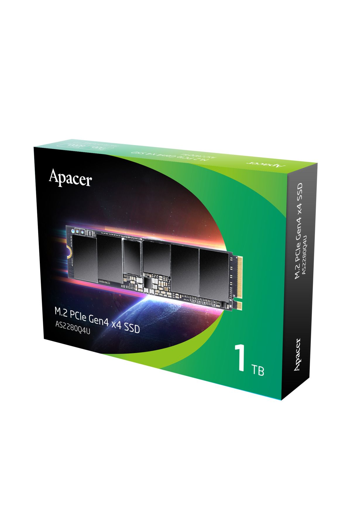 Apacer AS2280P4X-1 1TB 7400-7000 MB/s M.2 PCIe Gen4x4 SSD (AP1TBAS2280Q4U-1)