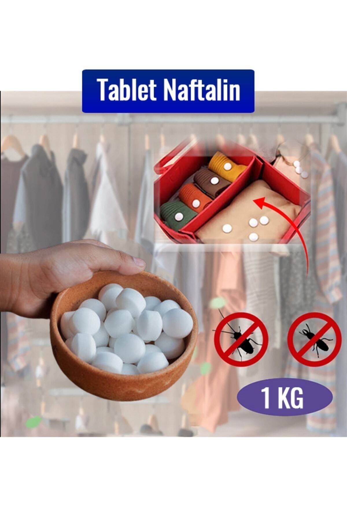 Phigo Tablet Naftalin 1 kg Koku Giderici
