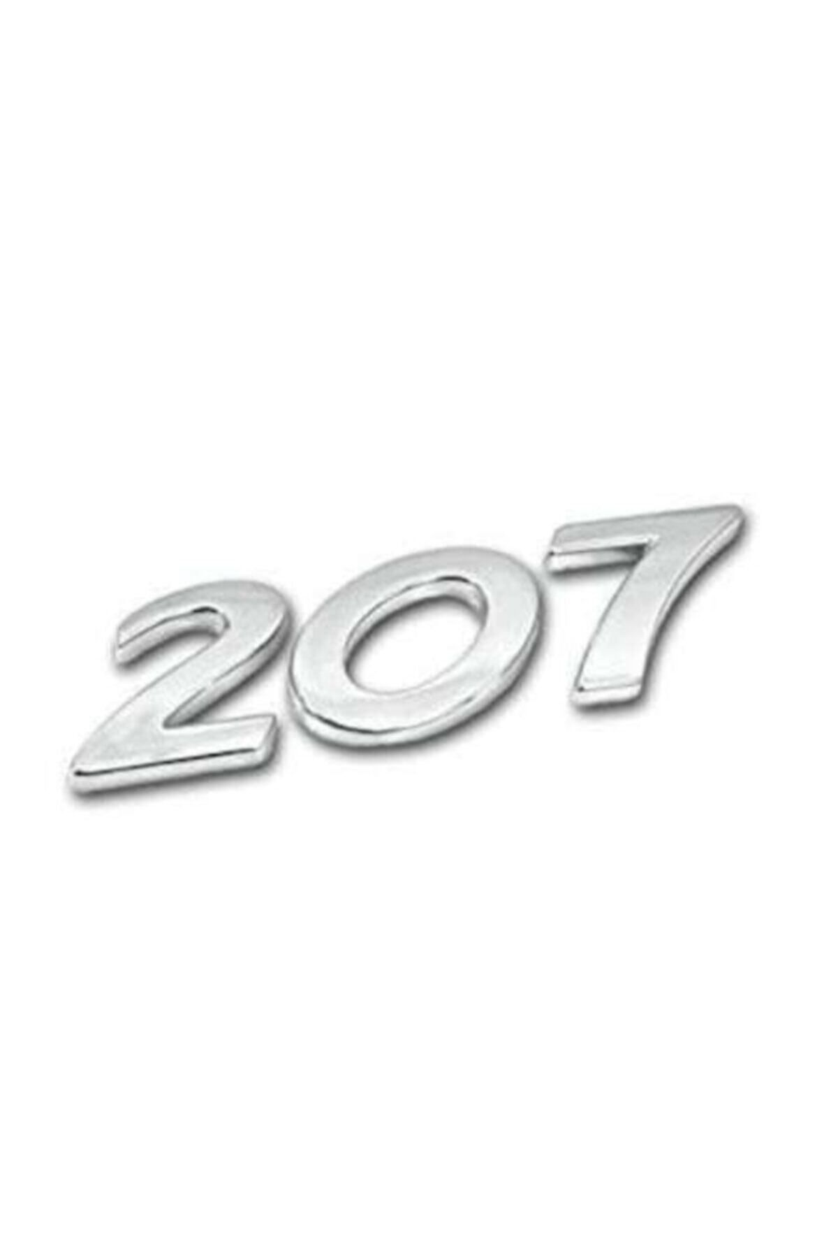 EDEXPORT Peugeot 207 - Bagaj Kaputu Üzeri 207 Yazısı Ve Aslan Arması