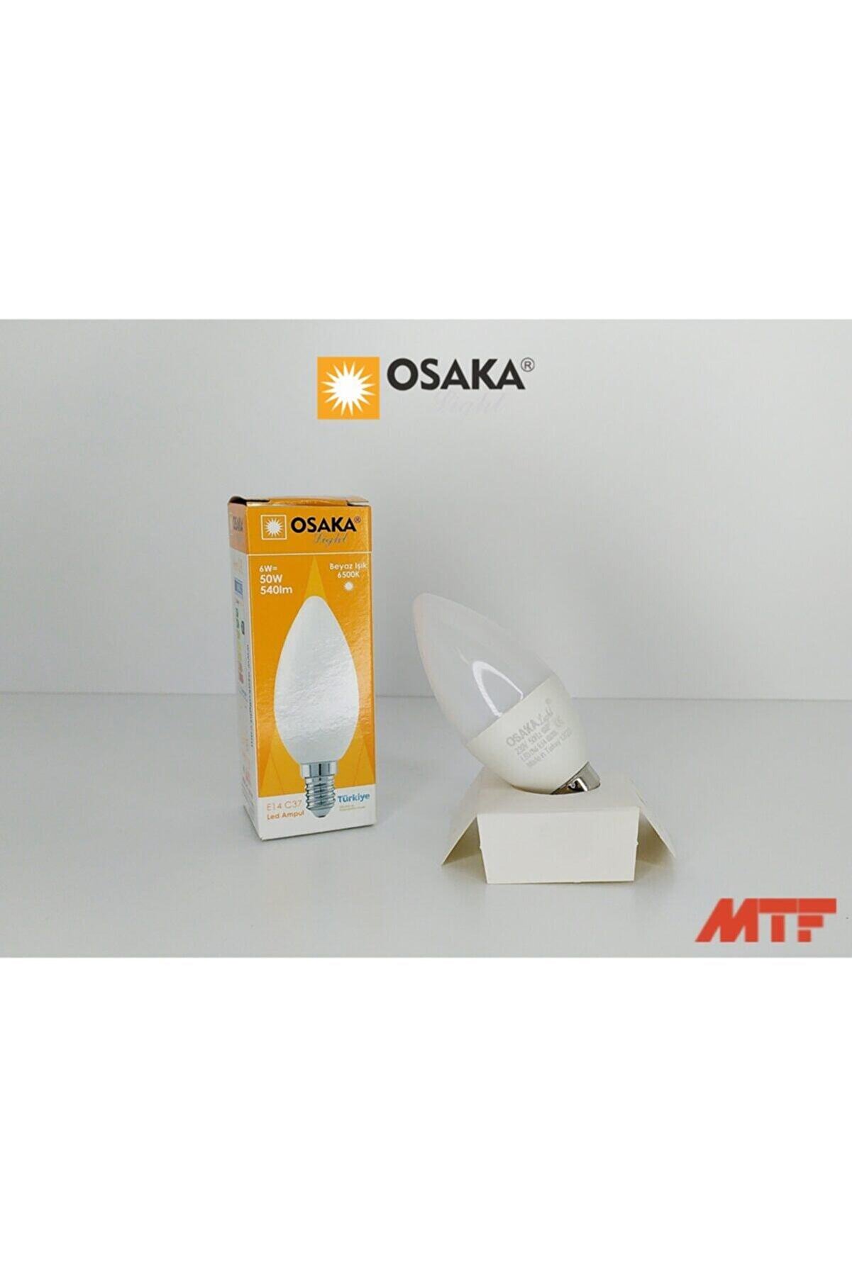 Osaka Light Osaka Lıght E14 6w 6500k Beyaz Işık 540lm Led Mum Ampul