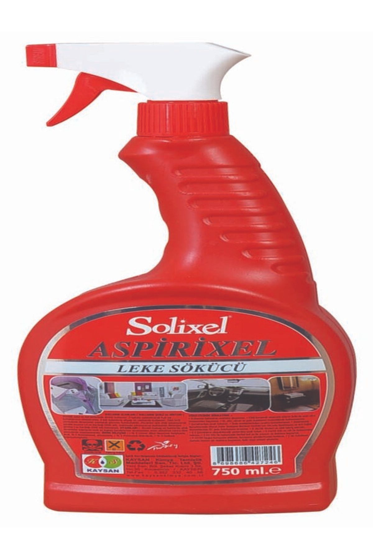 SOLİXEL ASPİRİXEL LEKE SÖKÜCÜ SPREY 750 ML