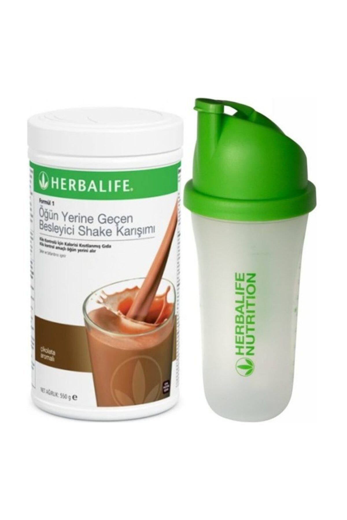 Herbalife Formül 1 Çikolata Shake 550 gr  Shaker