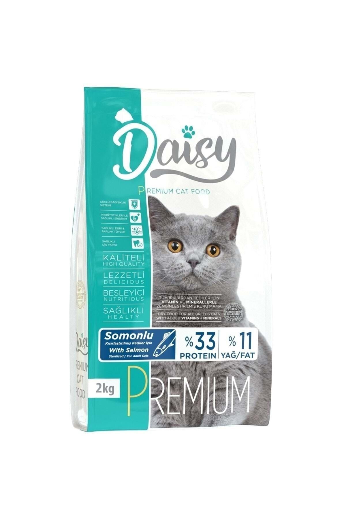 Daisy Premium Sterilised Somonlu Kısırlaştırılmış Yetişkin Kedi Maması 2 kg