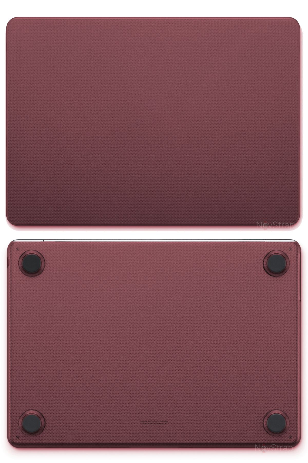 NovStrap Apple Macbook Air M1 Çip A2337 A1932 A2179 Uyumlu Kılıf Dots Design Nokta Desen Kapak