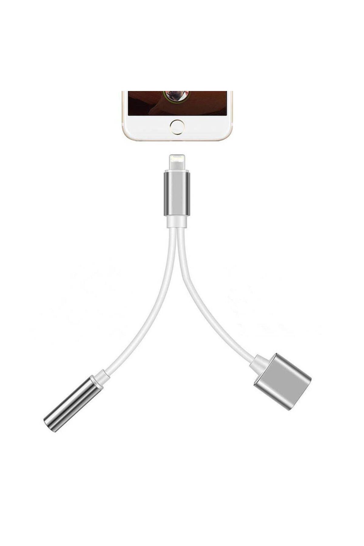 Deppo Trend Apple iPhone 14 13 12 11 X 8 7 Uyumlu Kulaklık Çevirici Lightning Dönüştürücü Bluetooth Gerektirmez