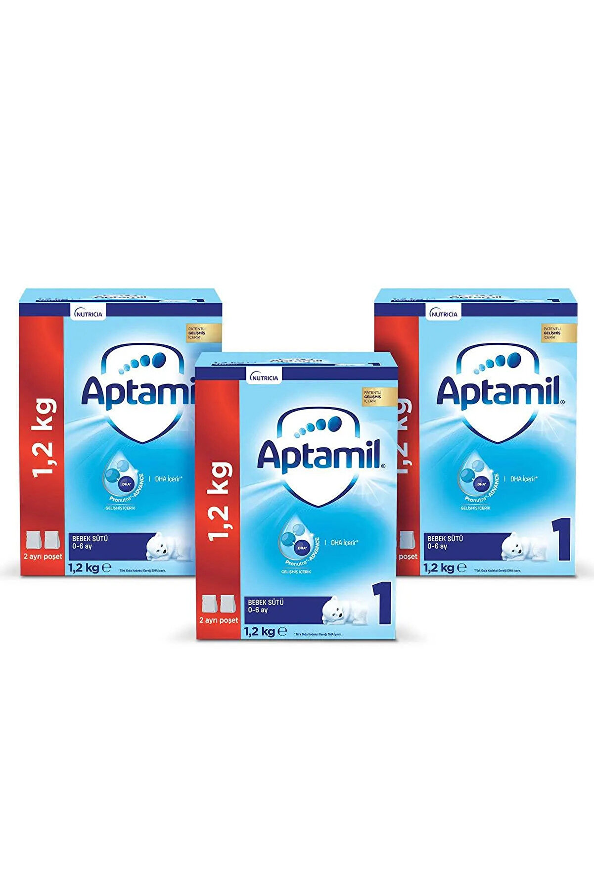 Aptamil 1 0-6 Ay Mega Paket (3 x 1200gr)
