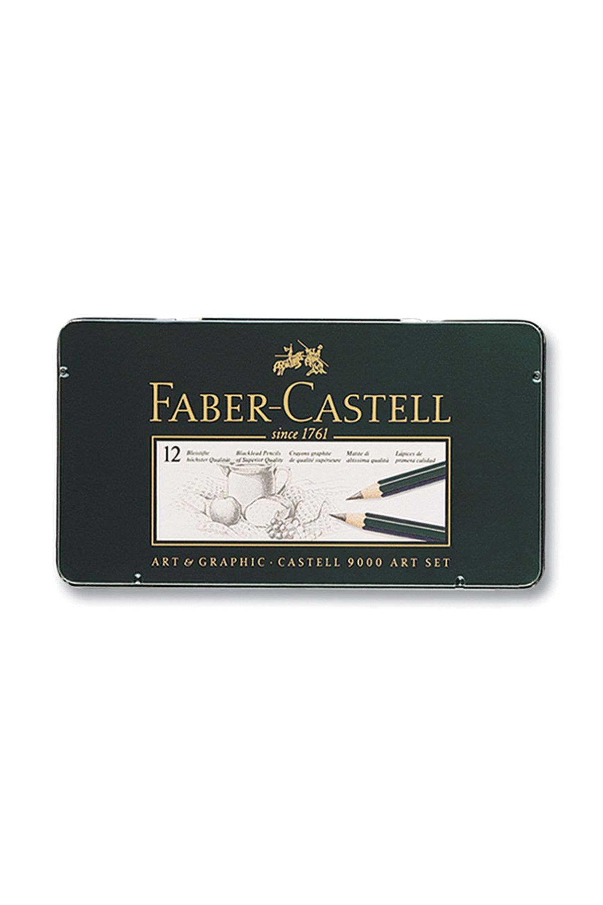 Faber Castell 9000 Art Dereceli Kurşun Kalem Seti 12’li 8B-2H
