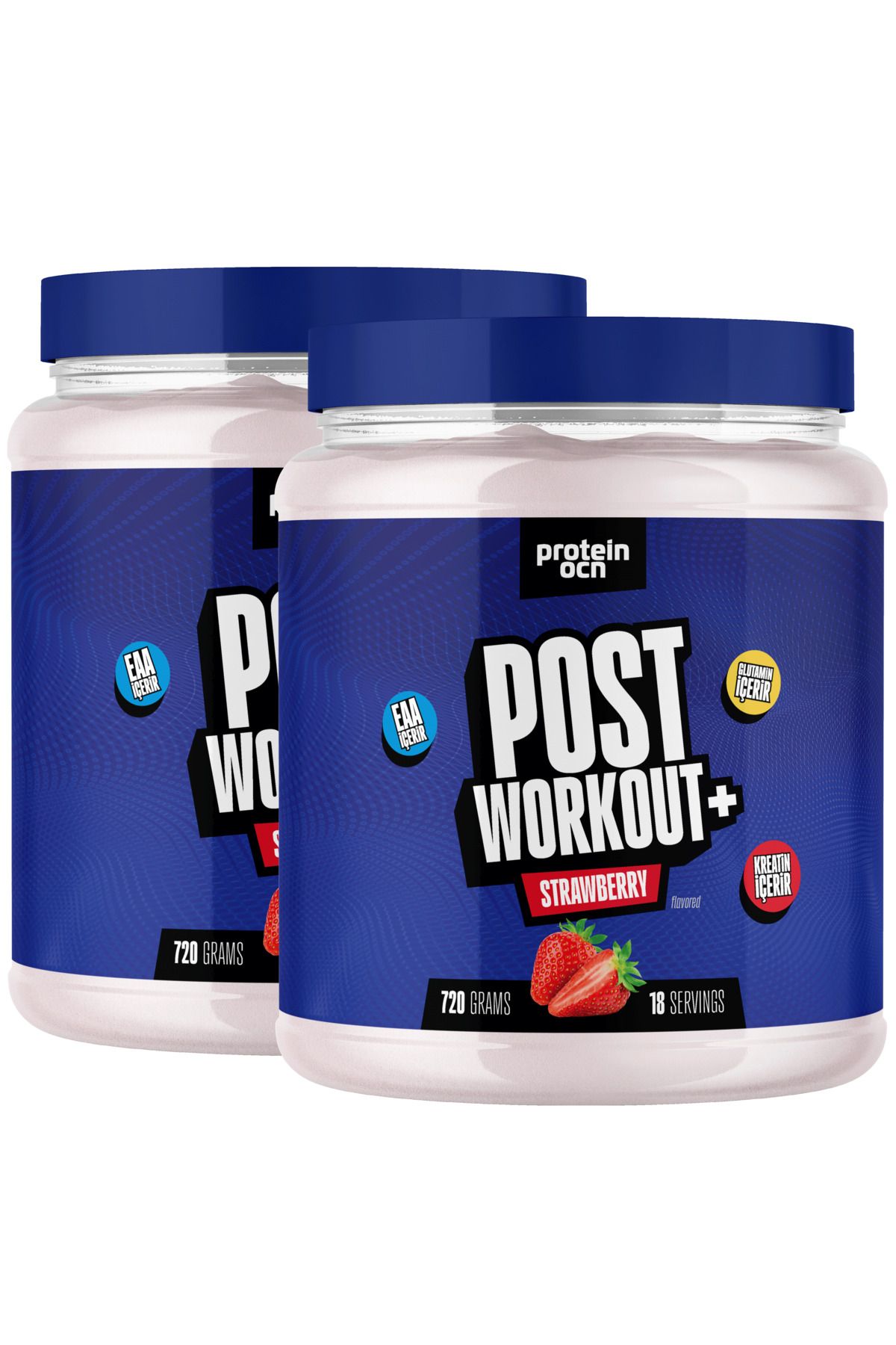 Proteinocean Post-workout+™ Çilek - 720 g x 2 Adet