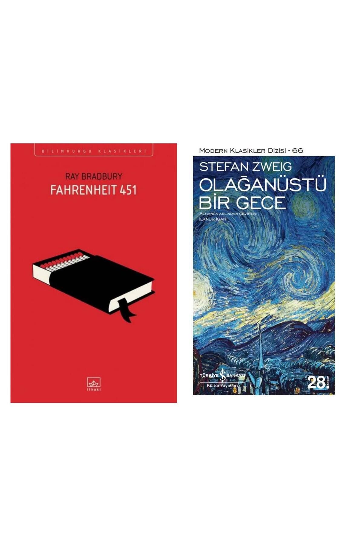 İthaki Yayınları Fahrenheit 451 Ray Bradbury - Olağanüstü Bir Gece Stefan Zweig