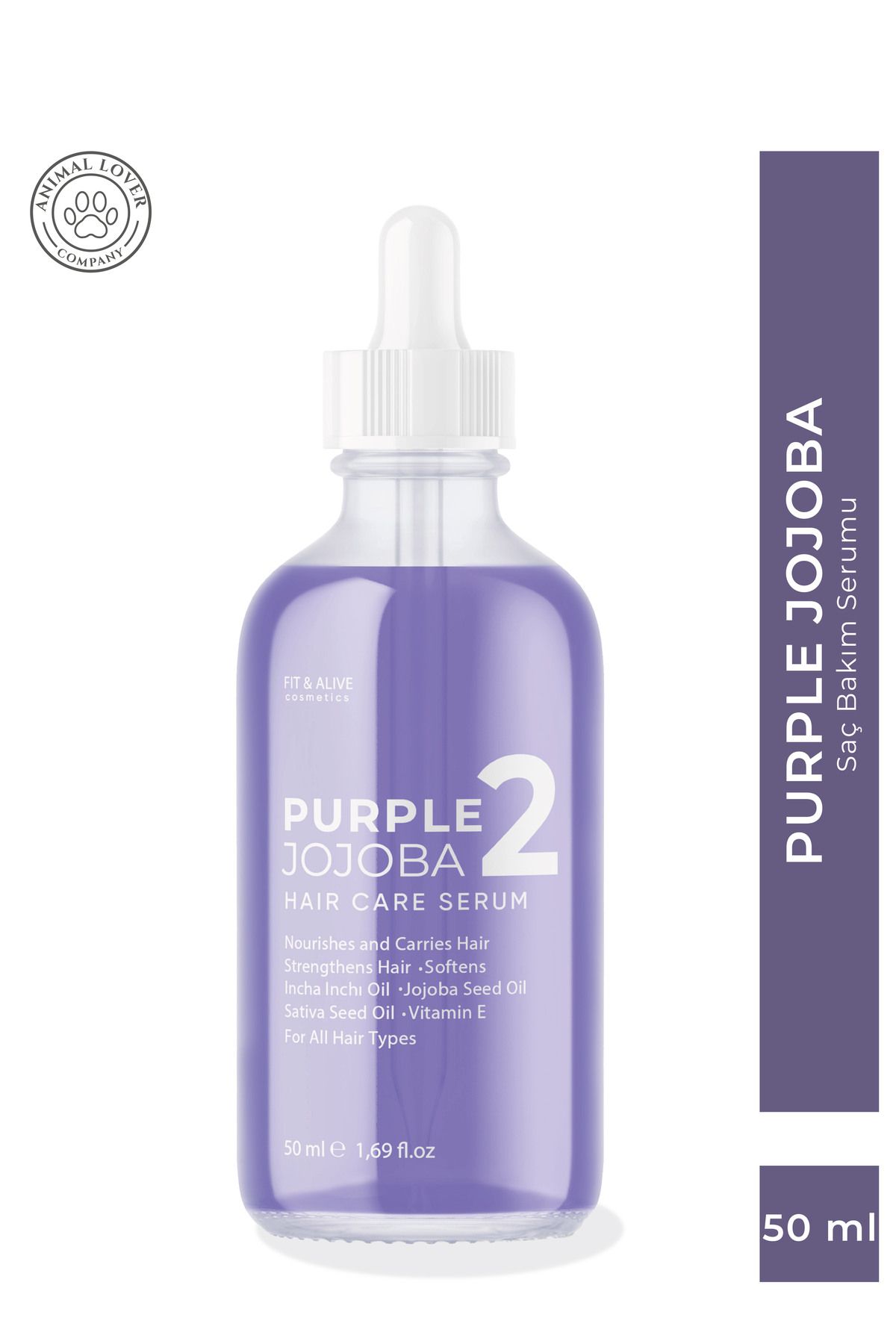 Fit & Alive Purple Jojoba Hair Care Oil