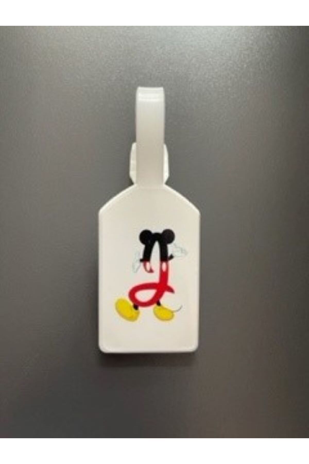 Seyahataksesuar Mickey tasarımlı harfler bagaj çanta bavul etiketi