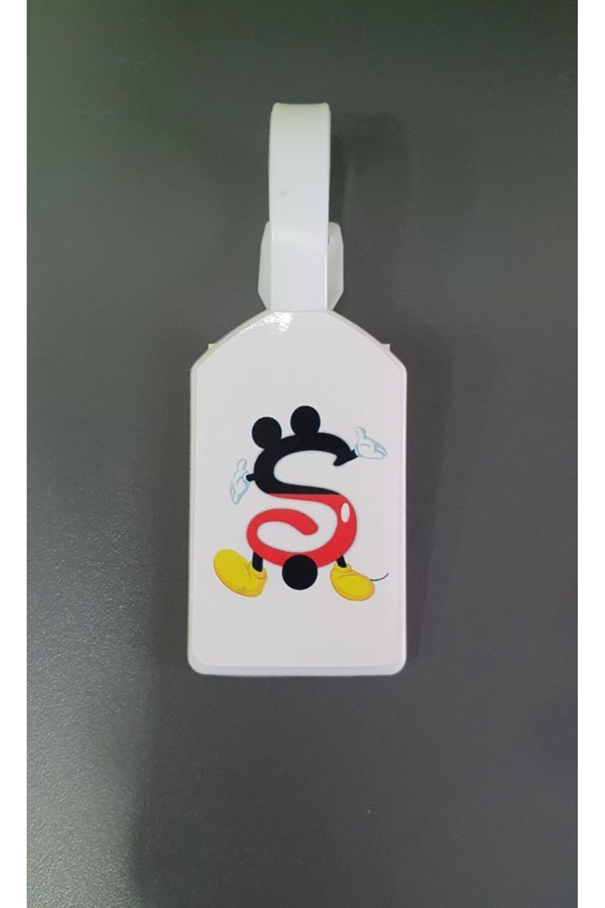 Seyahataksesuar Seyahat aksesuar Mickey tasarımlı harfler bagaj çanta bavul etiketi